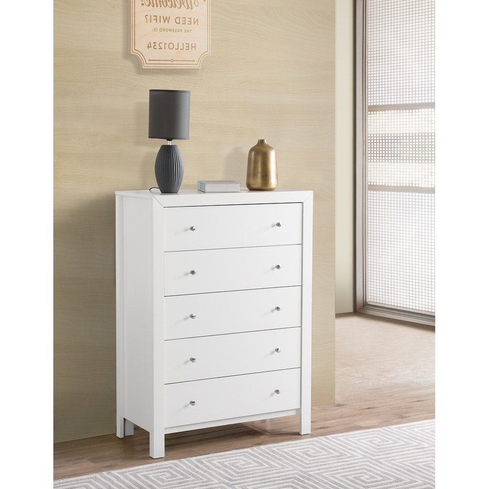 Burlington 5 Drawer Chest of Drawers (34 in L. X 17 in W. X 48 in H)