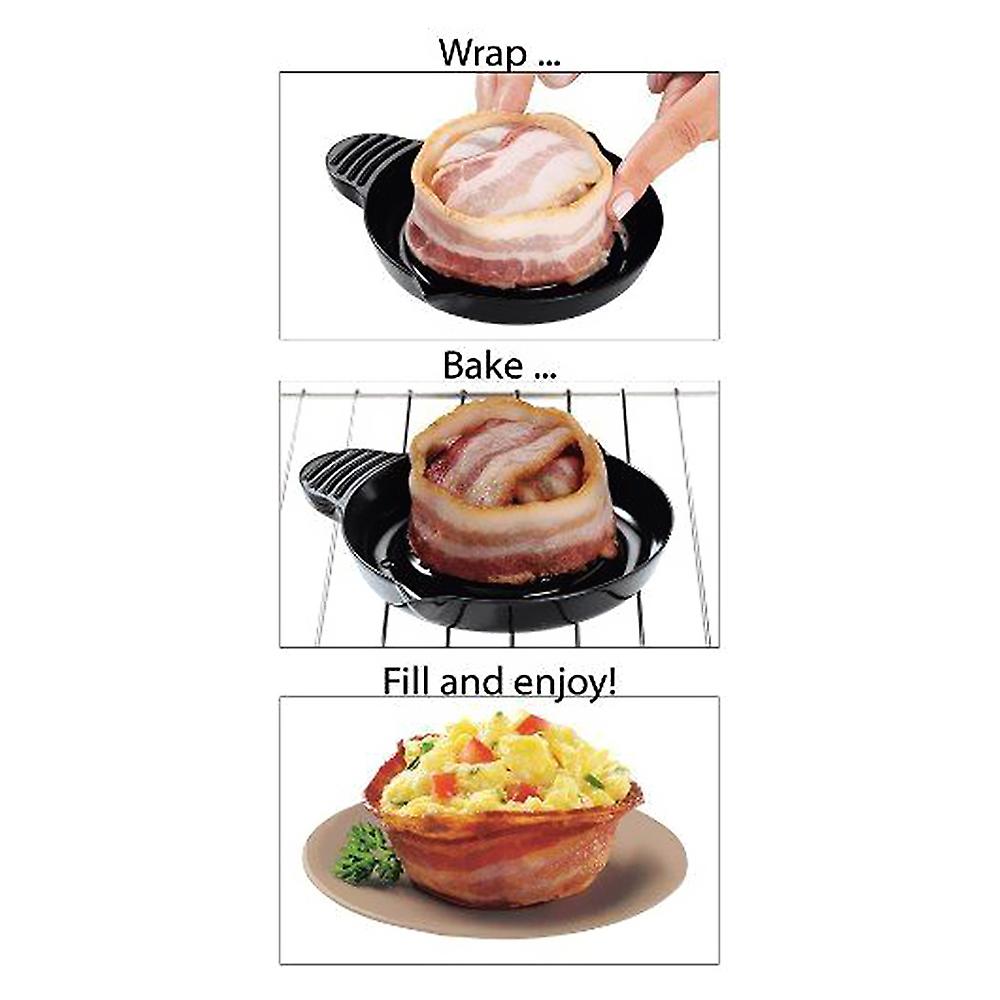 2pcs Delicious Bacon Crock Cooking Bowls Potatoes Puree Bake Mould Kitchen Products Salad Dish Bowl Bacon Bakeware  10pcsand1