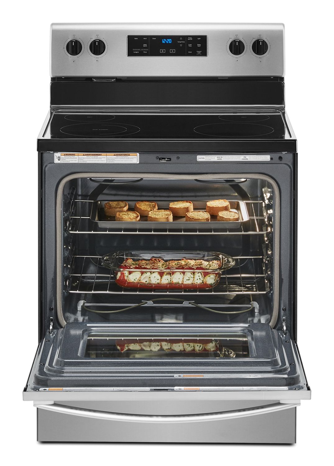 Whirlpool 5.3 Cu. Ft. Stainless Steel Electric Range With Frozen Bake Technology