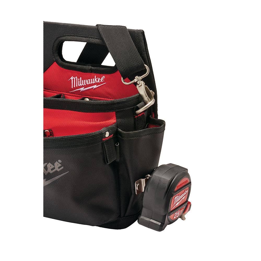 MW 15-Pocket Electricians Tool Holder with Quick Adjust Belt and 6-in-1 Wire Stripper Pliers 48-22-8112-48-22-3079