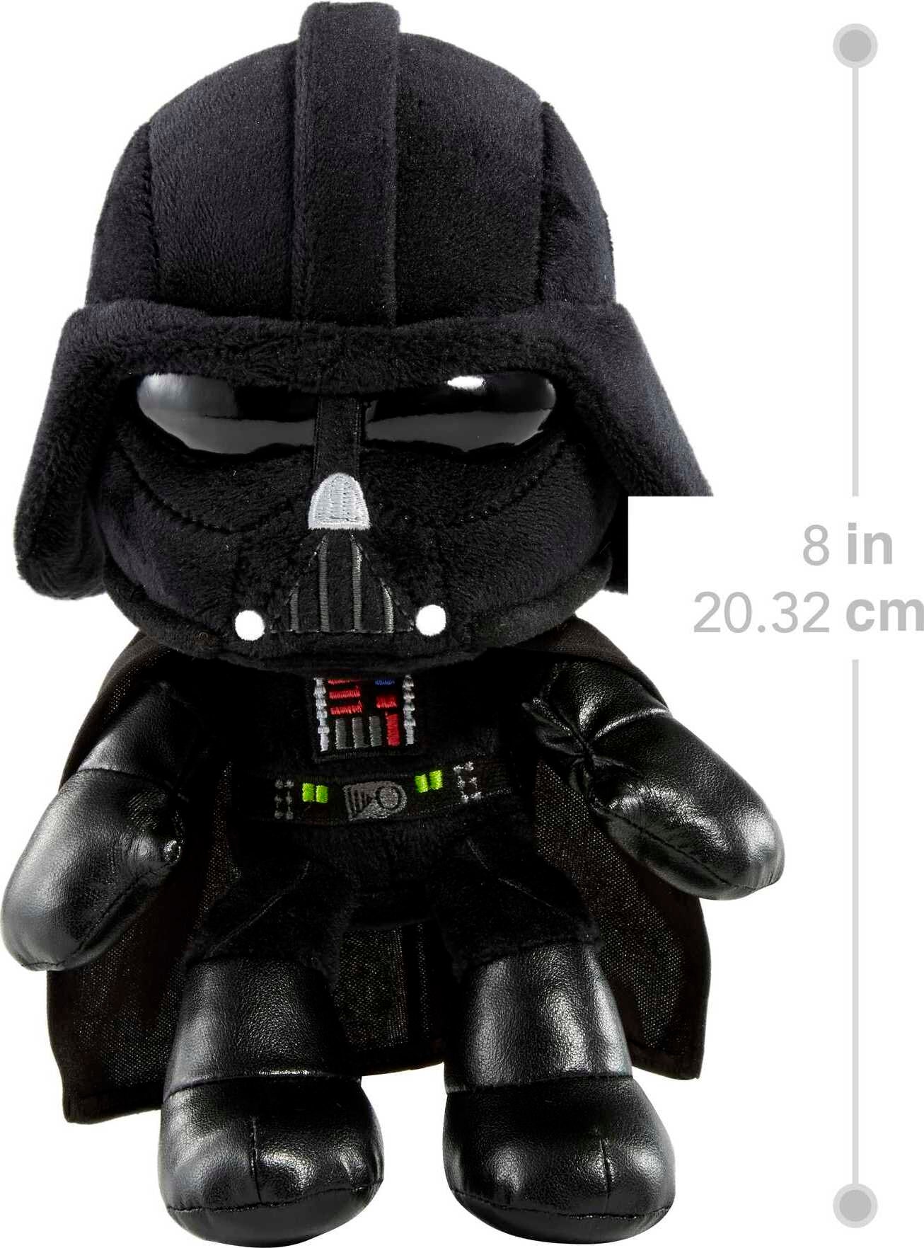 Star Wars Plush 8-in Darth Vader Doll, Soft, Collectible Movie Gift for Fans Age 3 Years Old & Up