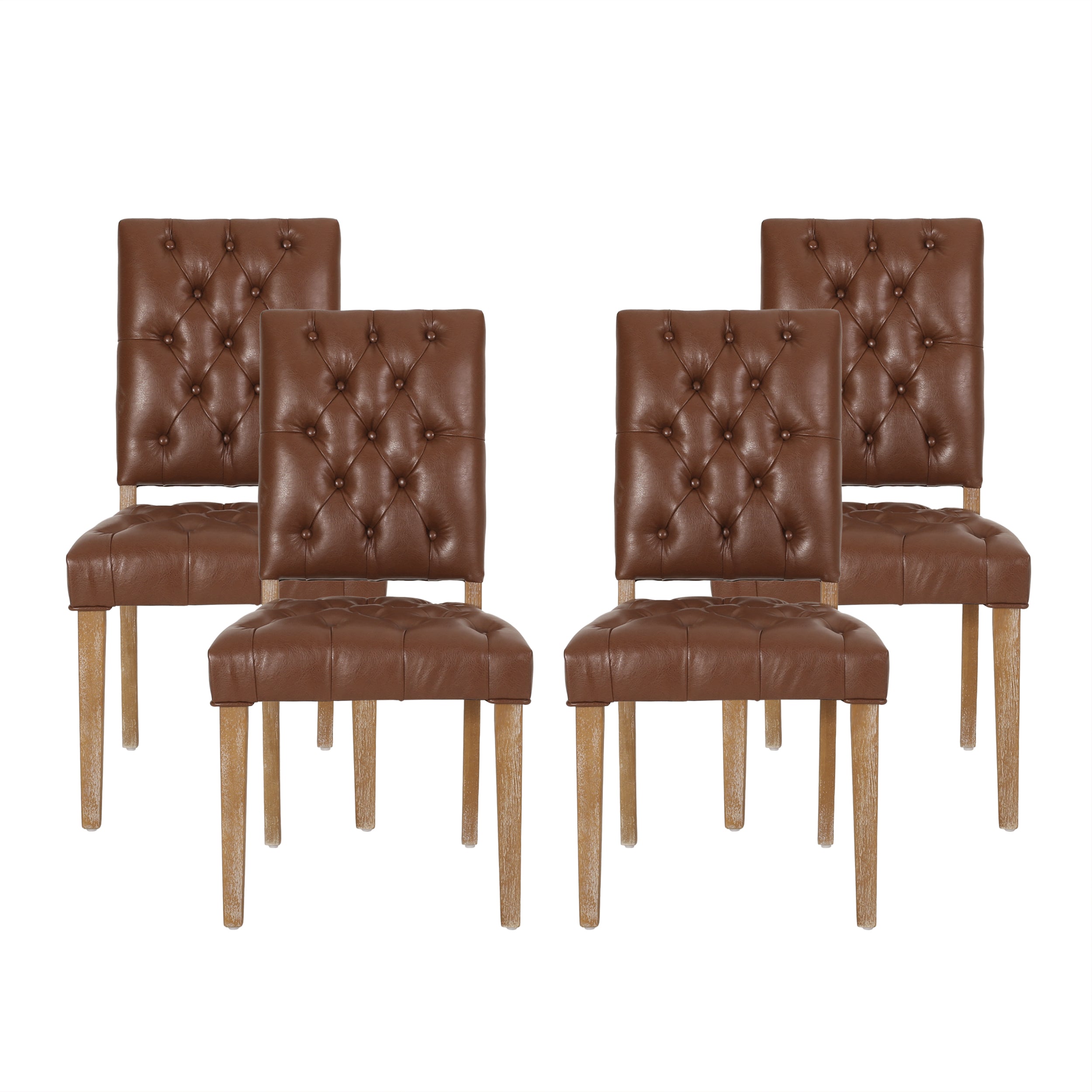 Welby Contemporary Tufted Dining Chairs, Set of 4