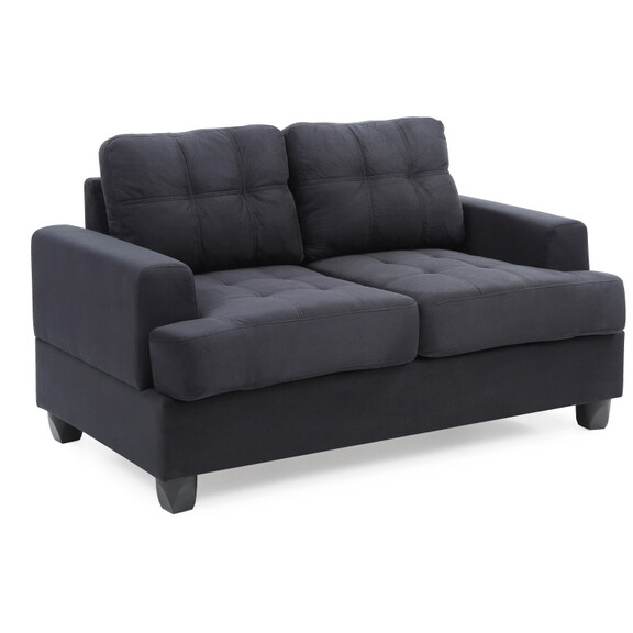 Glory Furniture Sandridge G515A L Loveseat  BLACK ...