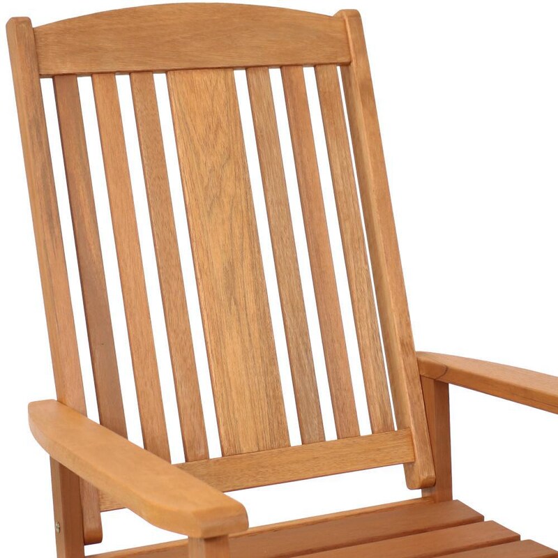 Ultimate Patio Meranti Wood Outdoor Rocking Chair