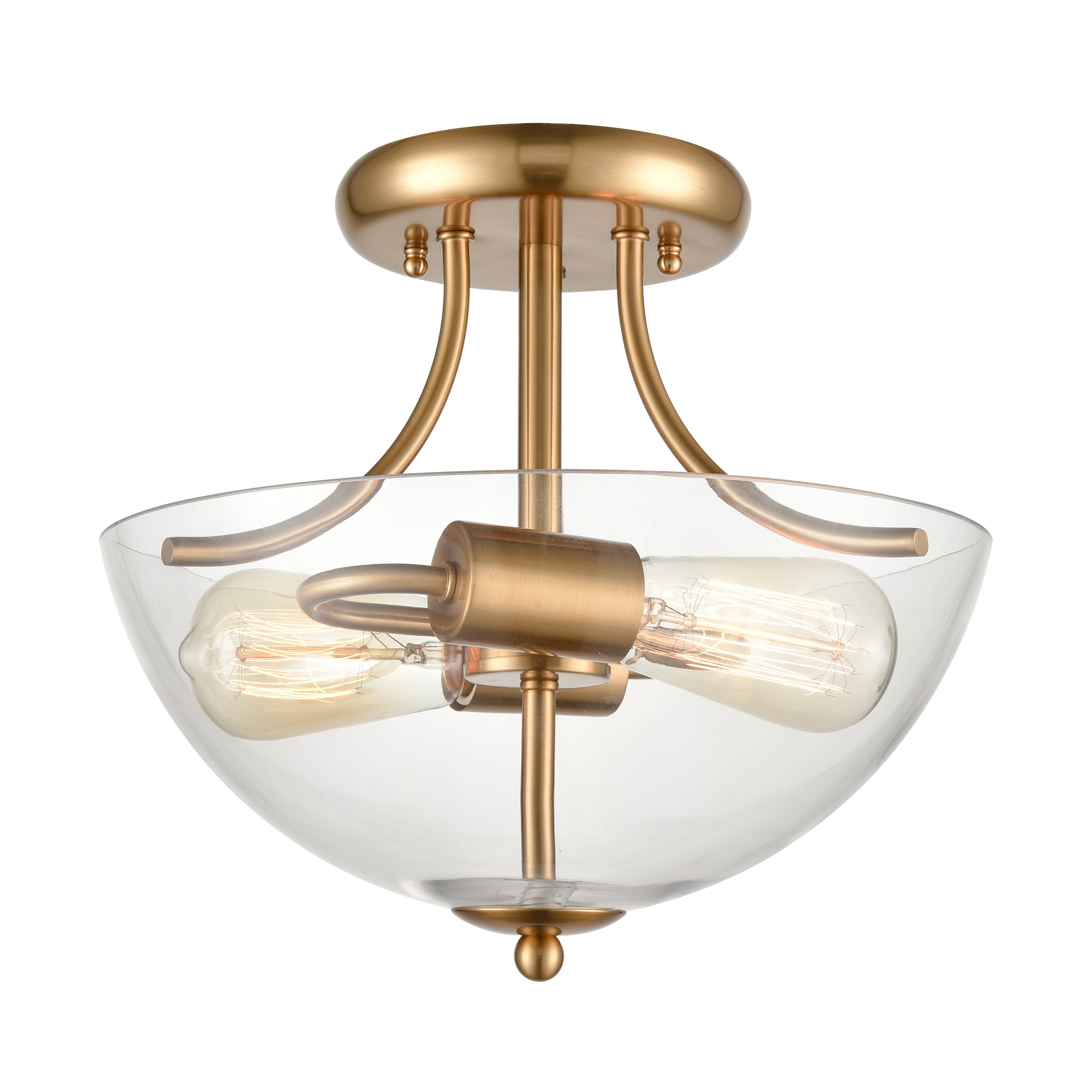 Astoria 2 Light Semi Flush Mount