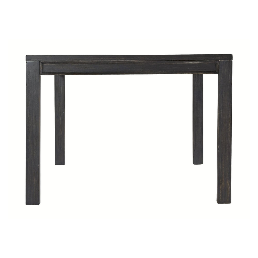 Jeanette Casual Rectangular Dining Room Table  Black   Standard