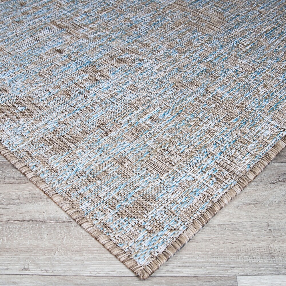 The Curated Nomad Federa Tan Indoor/ Outdoor Area Rug