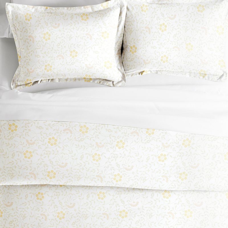 Urban Loft's Garden Farmhouse Patterns Duvet Cover Bed Set with Shams