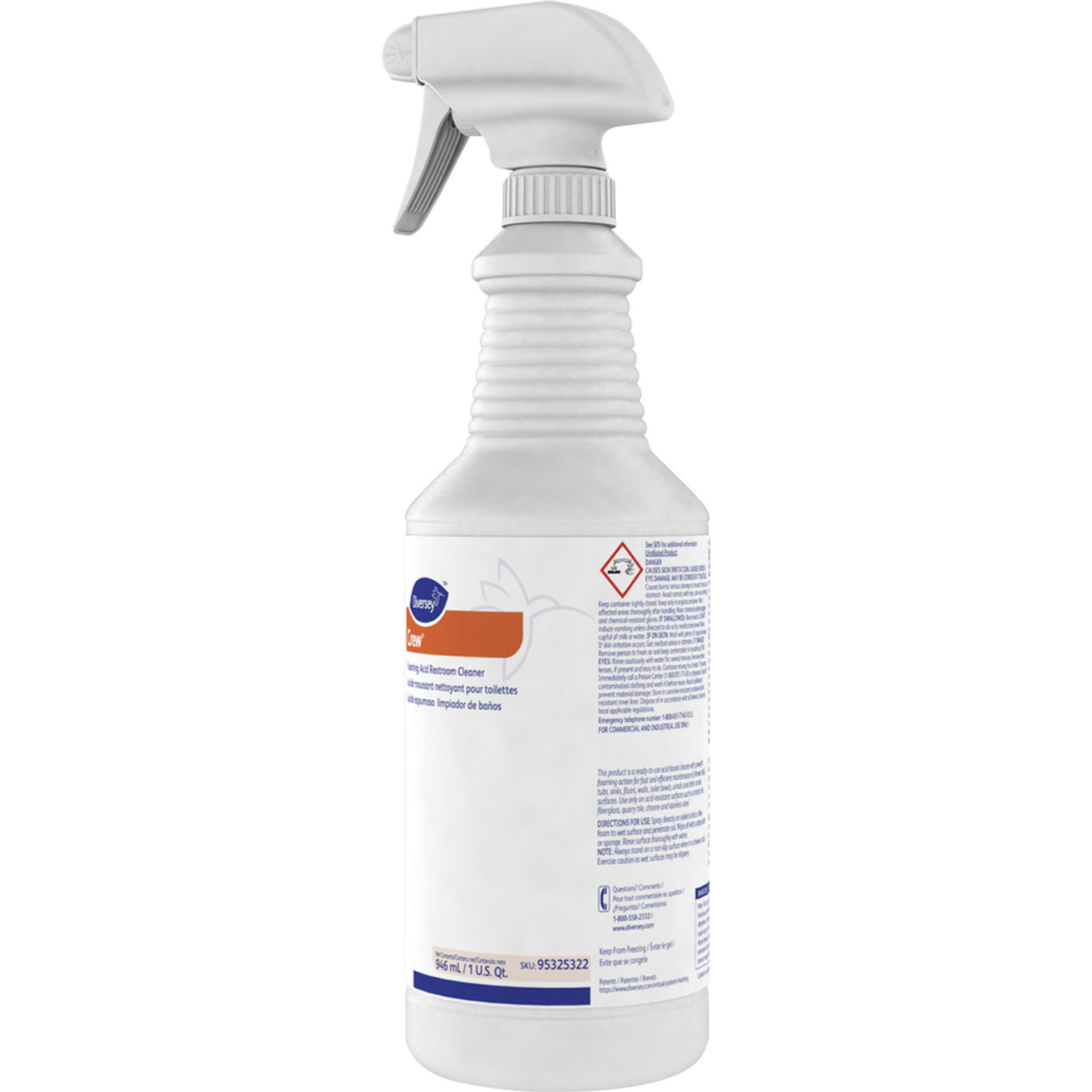 Foaming Acid Restroom Cleaner by Diversey， Inc DVO95325322CT