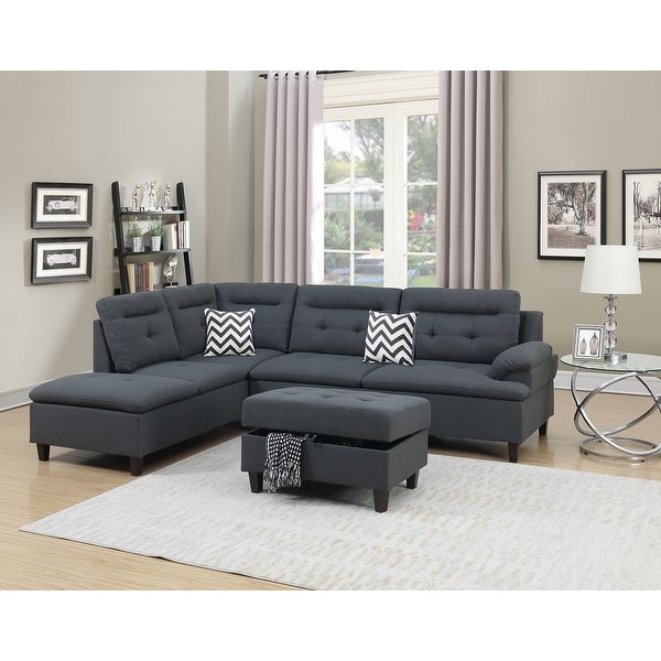 3 Piece Sectional Sofa Set