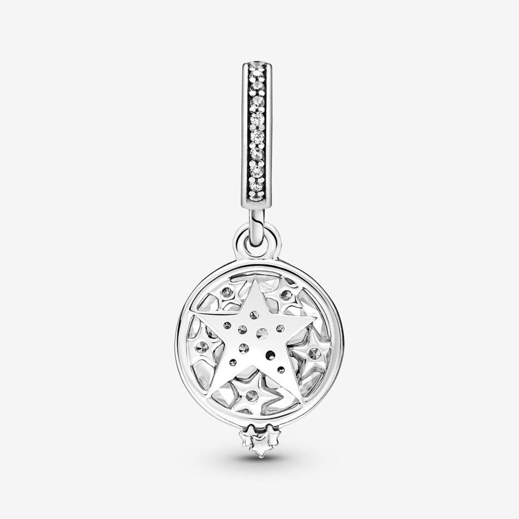 PANDORA  Magnified Star Double Dangle Charm