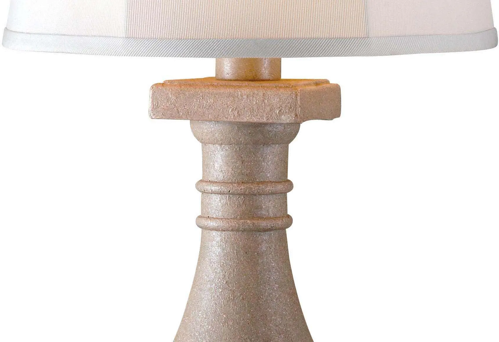 Neutral Outdoor Table Lamp - Coquina