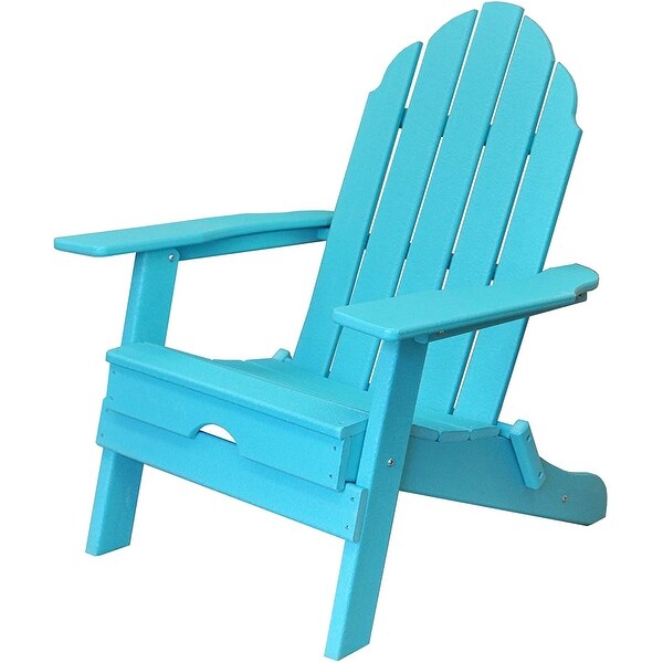 New Tradition Folding Adirondack Chair by ResinTeak