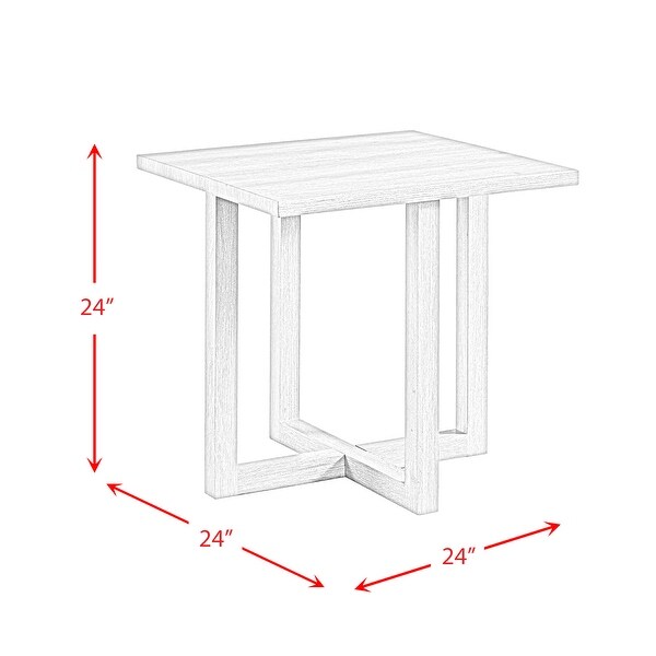 Picket House Furnishings Dawson End Table Only in Grey