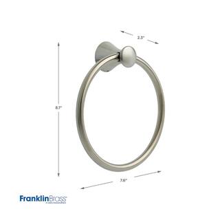 Franklin Brass Somerset Towel Ring in Brushed Nickel 139572