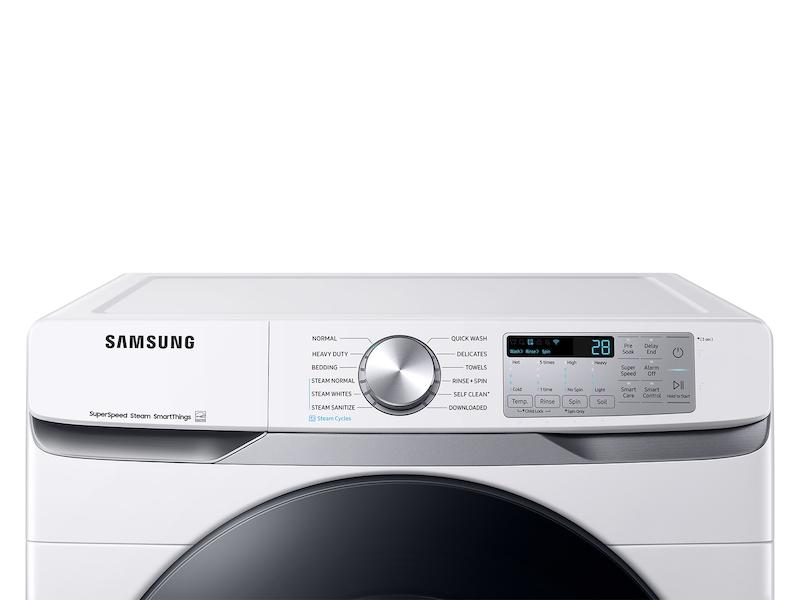 Samsung WF45B6300AW 4.5 Cu. Ft. Large Capacity Smart Front Load Washer With Super Speed Wash In White