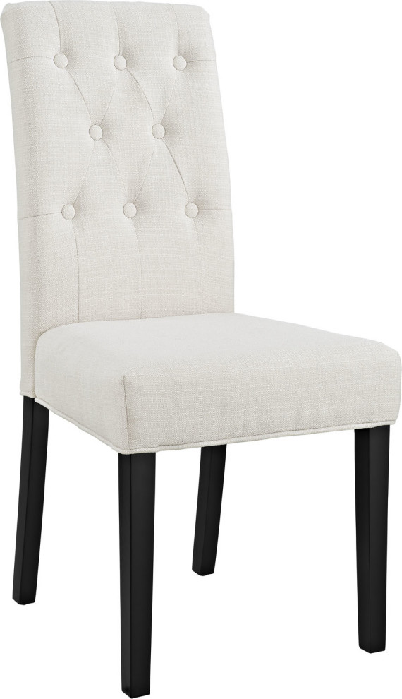 Matlock Dining Fabric Side Chair   Transitional   Dining Chairs   by HedgeApple  Houzz