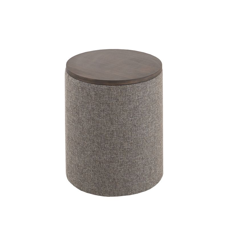 INK+IVY Marta Round Storage Ottoman