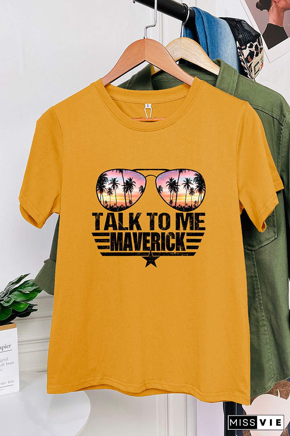 Talk To Me Goose Graphic Tee Short Sleeves Wholesale