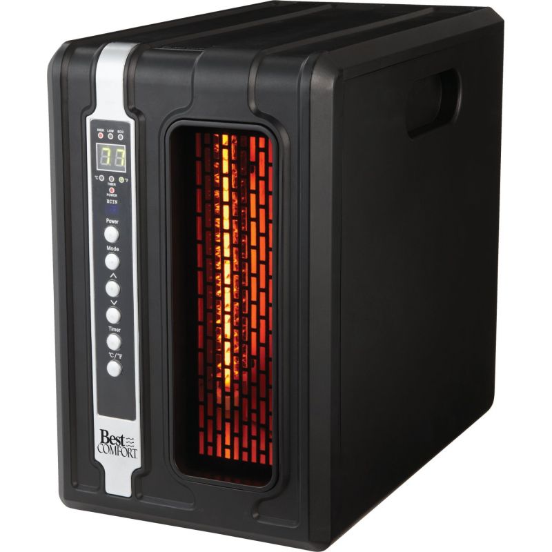 Best Comfort Quartz Heater with Remote Black 12.5A