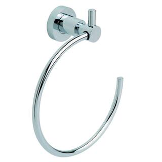 No Drilling Required Loxx Towel Ring in Chrome LO207-CHR