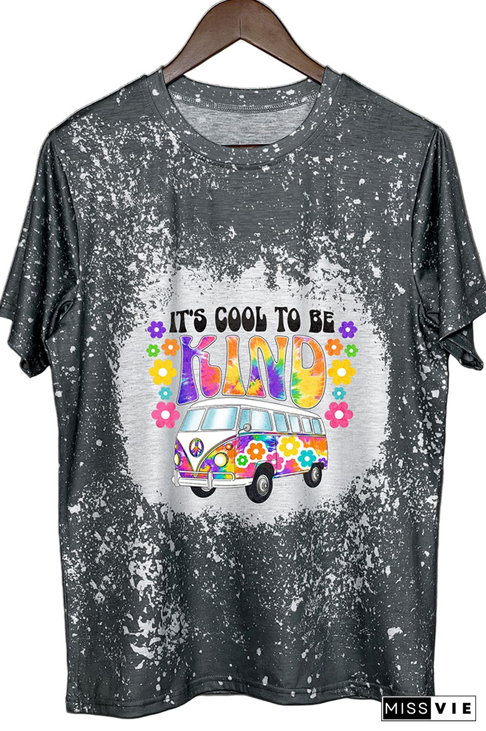 Cool To Be Kind Retro Bus Graphic Tee Wholesale