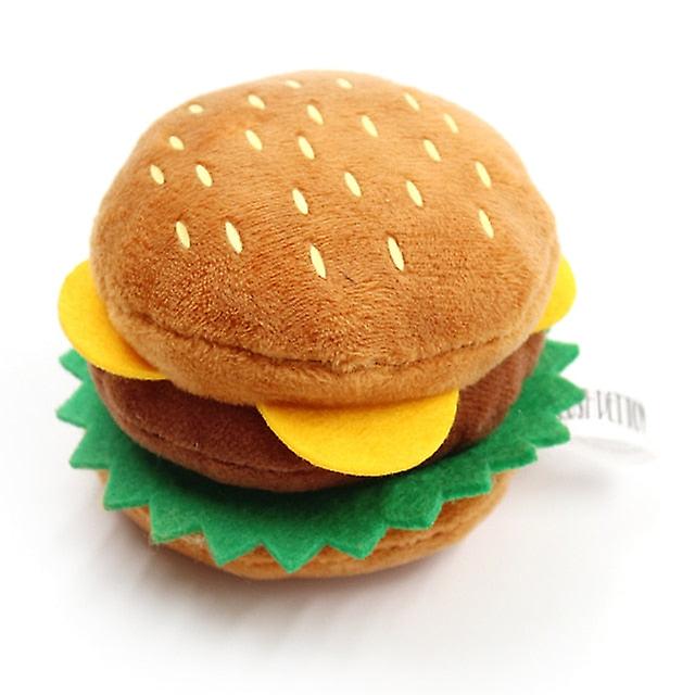 Fastfood series squeaky dog toys