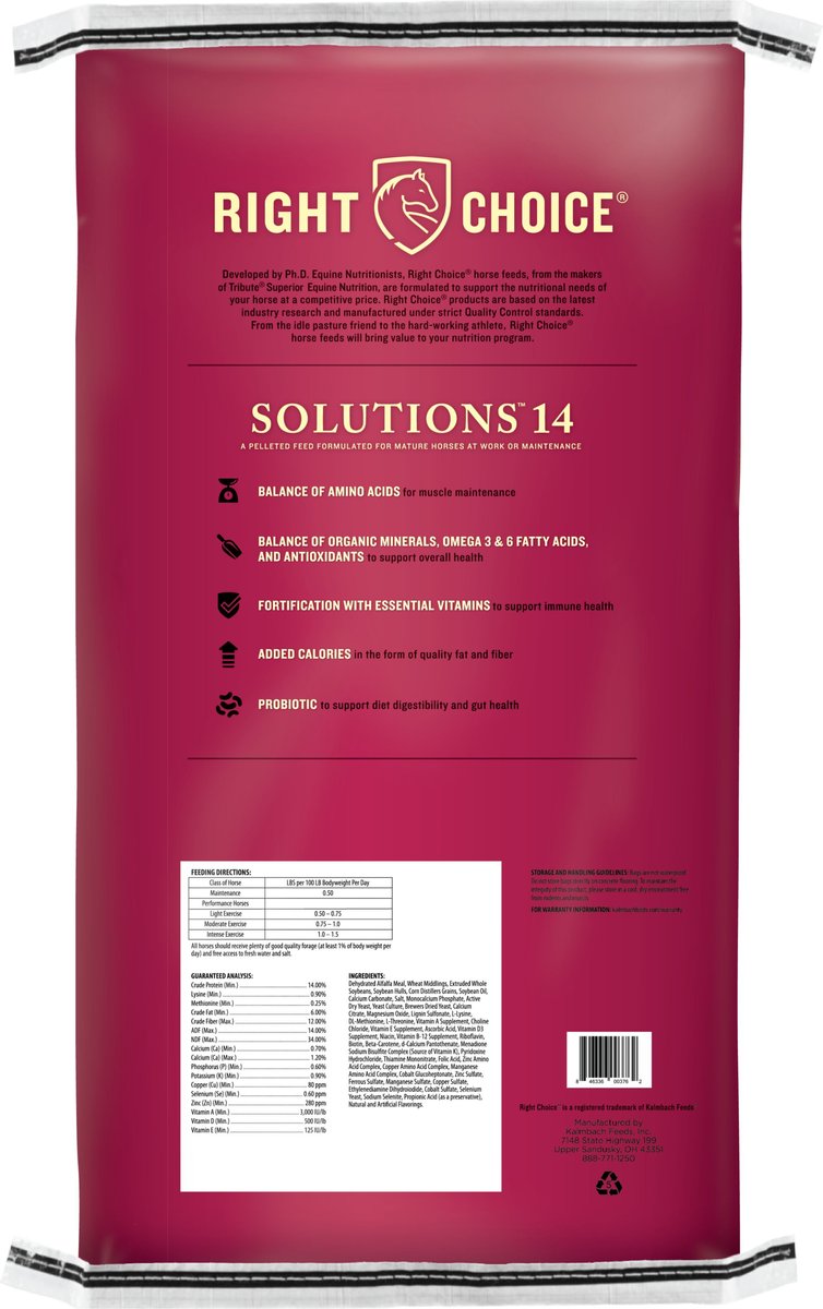 Right Choice Solutions 14 Horse Feed