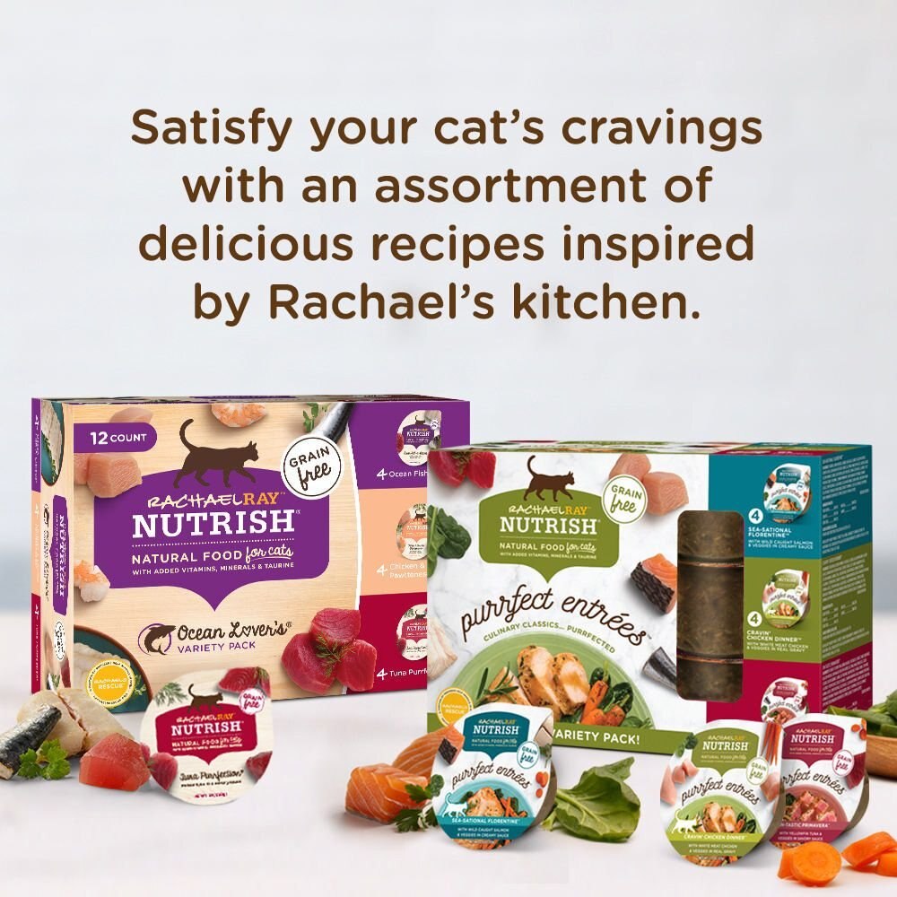 Rachael Ray Nutrish Longevity Natural Chicken with Chickpeas and Salmon Recipe Dry Cat Food