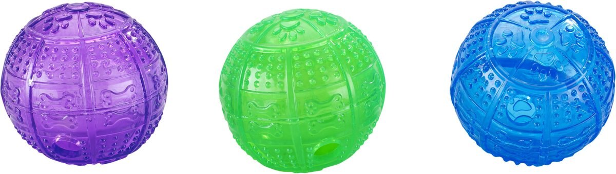 Ethical Pet Dura Brite Treat Dispenser Ball Dog Toy， Color Varies