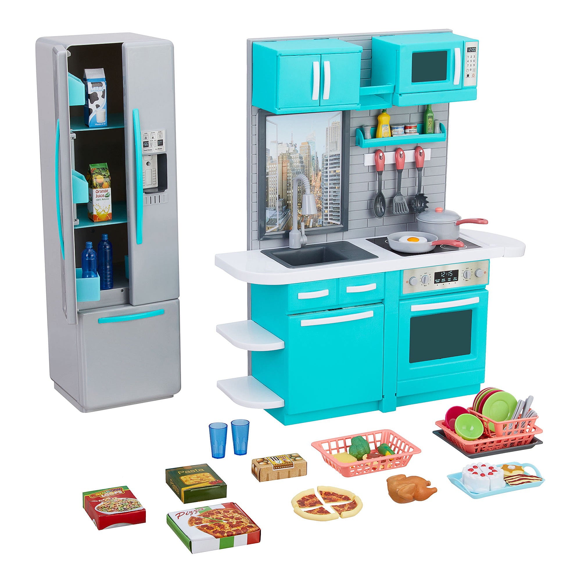 My Life As Full Kitchen Playset with Light & Sound for 18” Doll