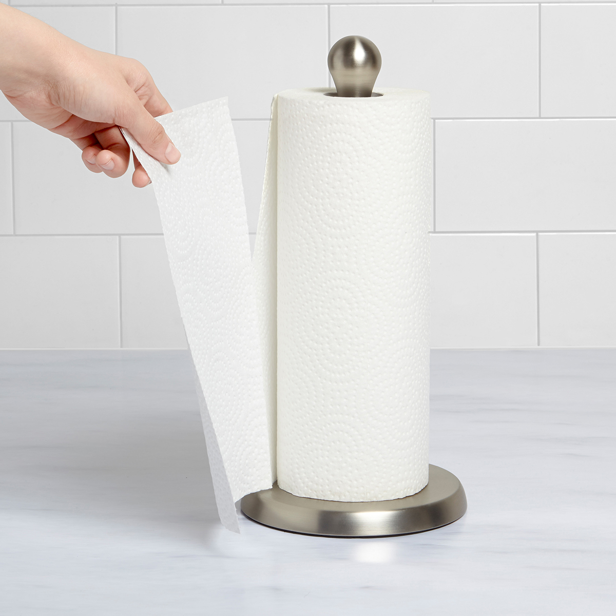 Umbra Nickel Tug Paper Towel Holder