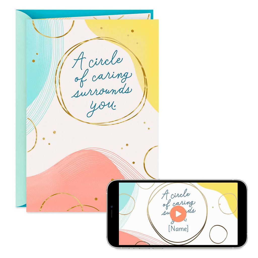 Hallmark  A Circle of Caring Surrounds You Video Greeting Card