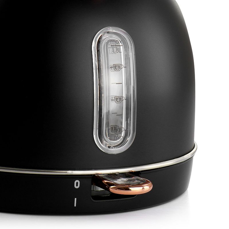 MegaChef 1.8-Liter Half Circle Electric Tea Kettle