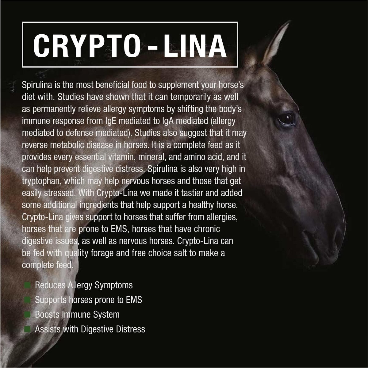 Crypto Aero Lina Anti-Inflammatory Powder Horse Supplement