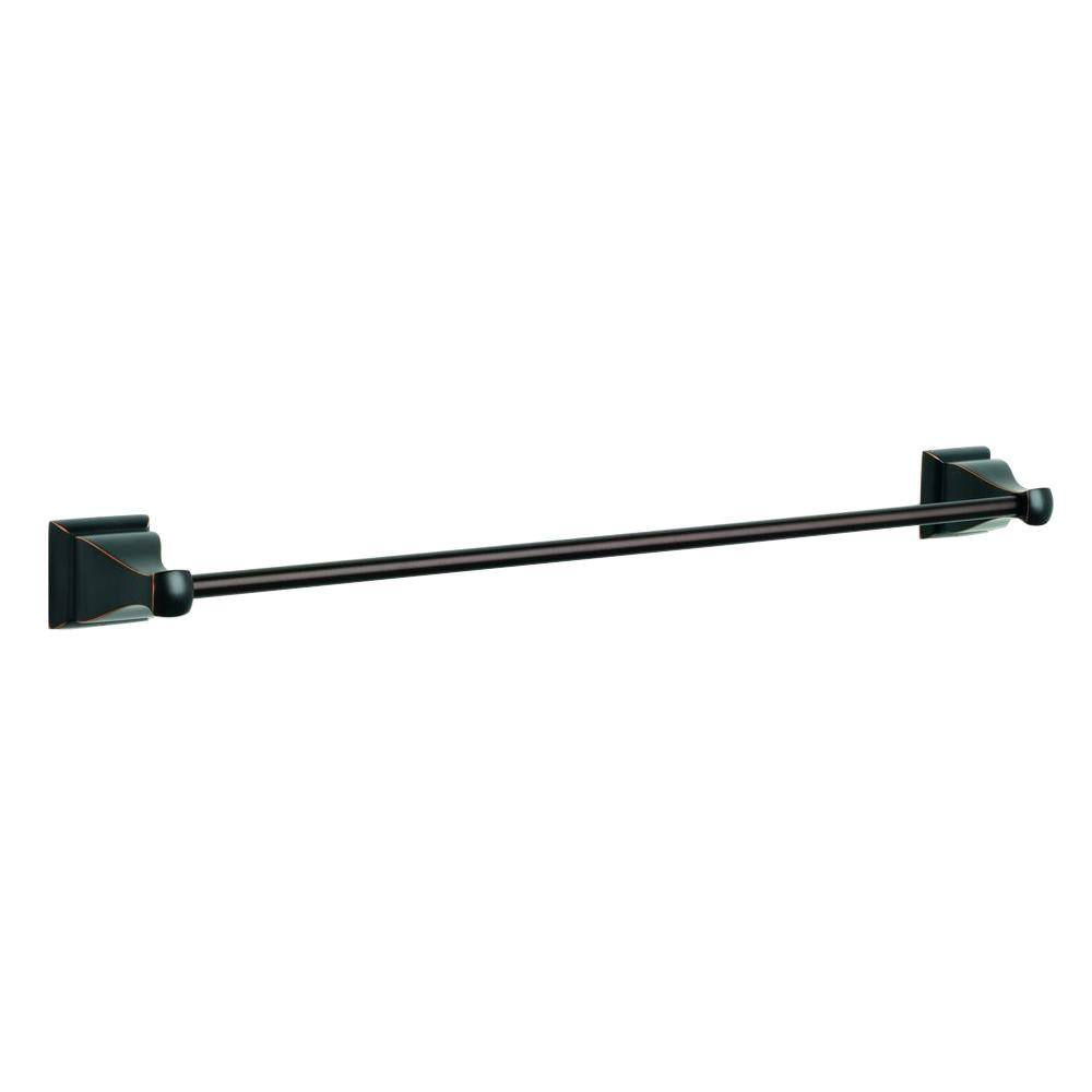 Glacier Bay Milner 24 in. Towel Bar in Bronze 20120-0227H2