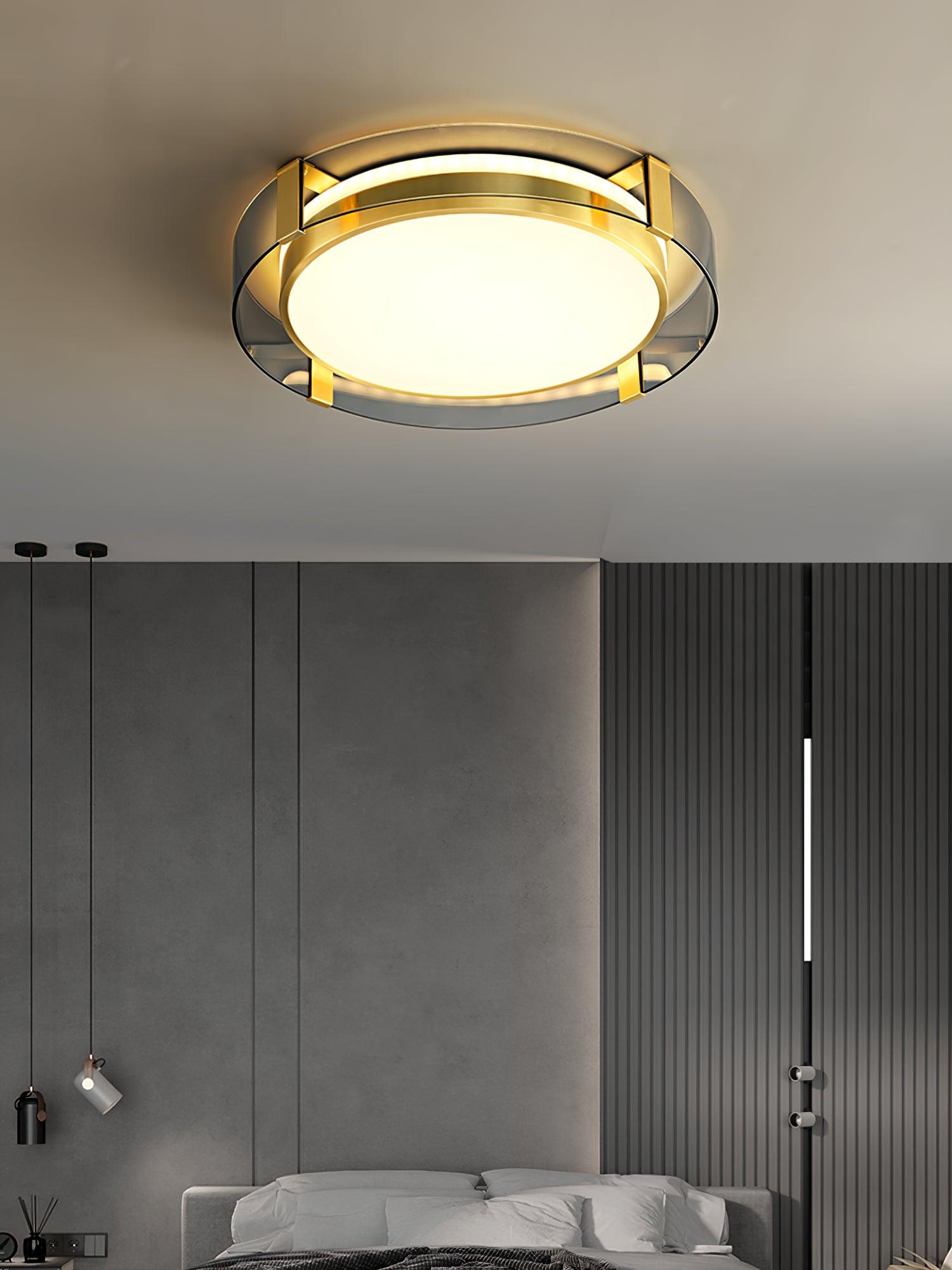 Round Low Profile Ceiling Light