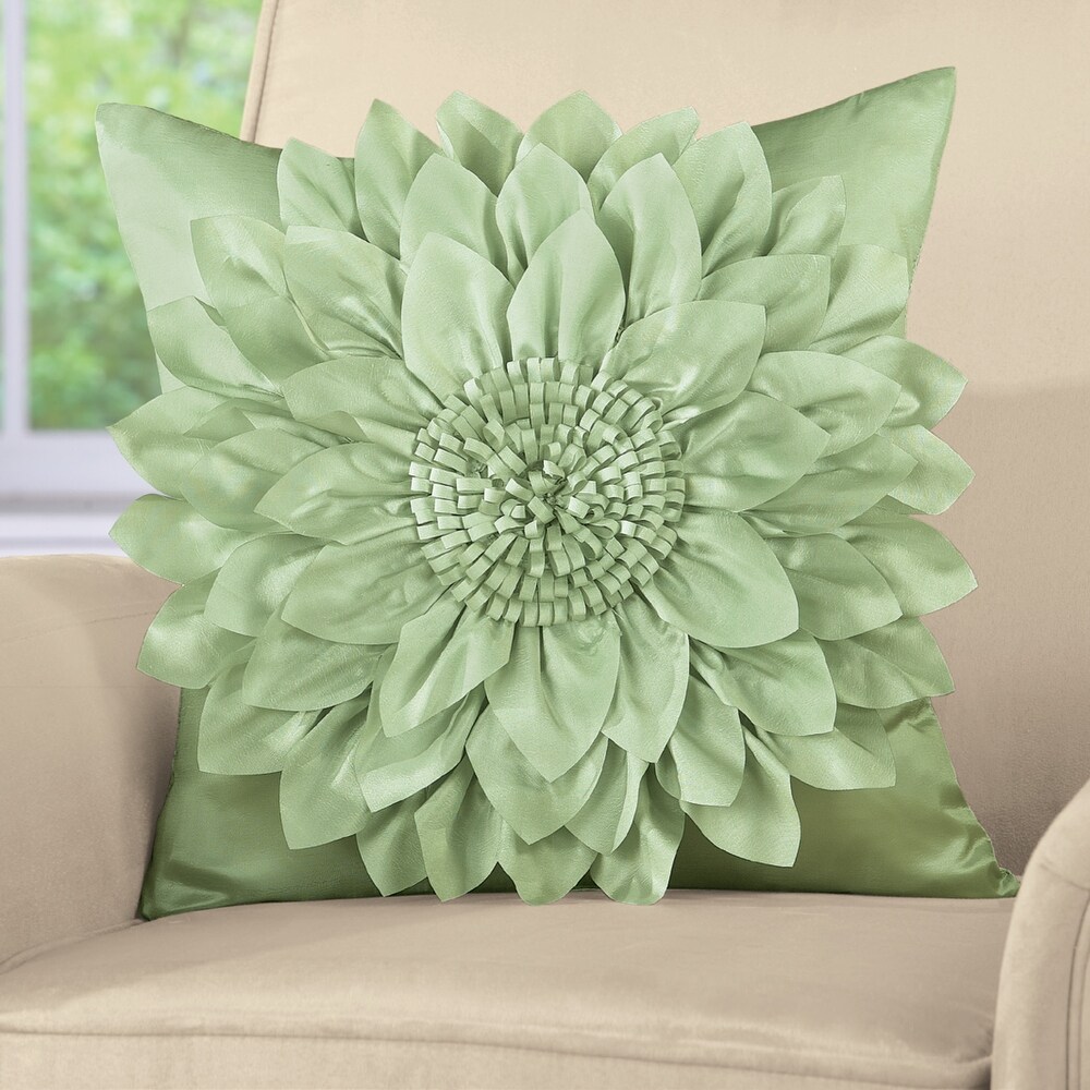 Elegant Blooming Flower Pillow Cover