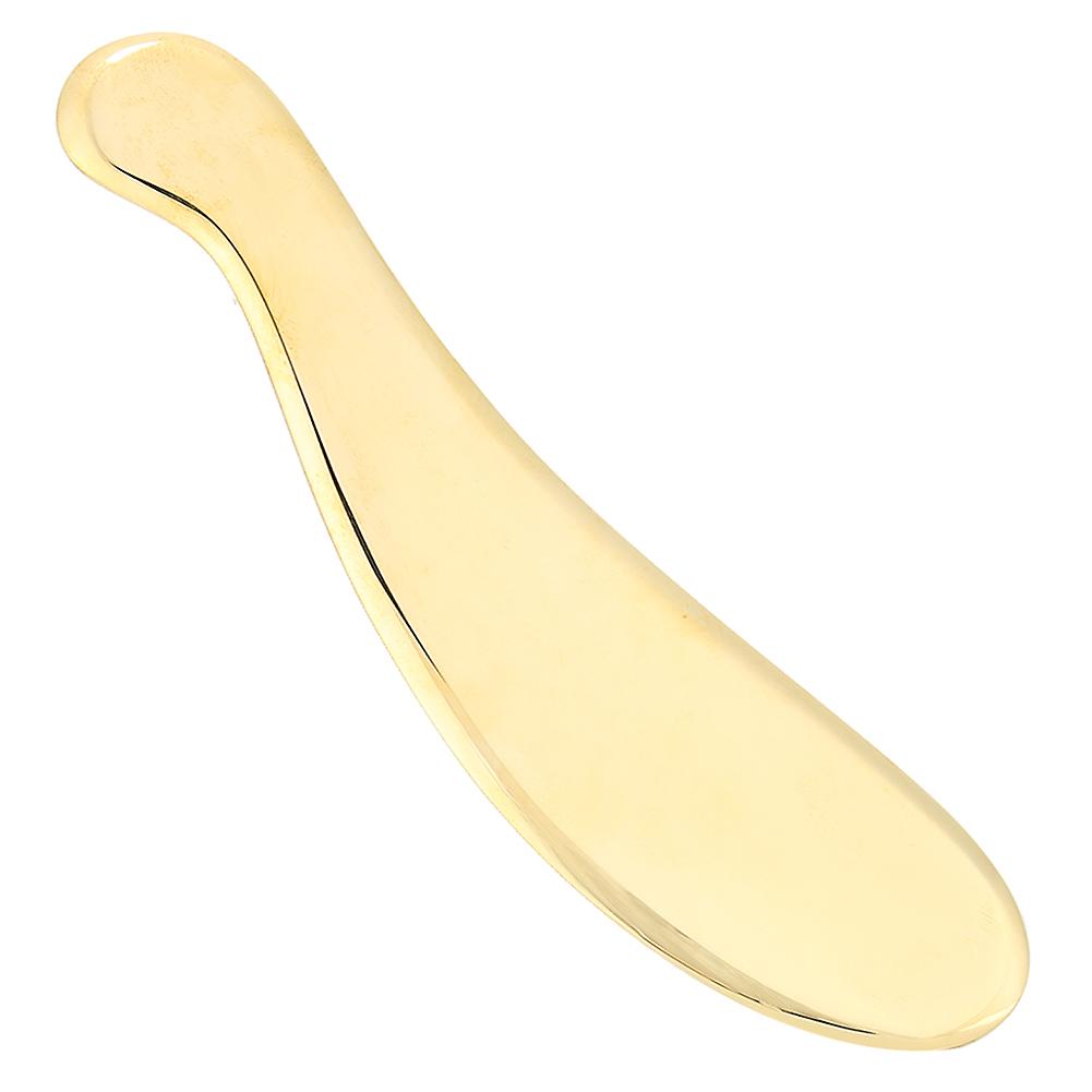 Brass Scraping Board Massager Fascia Acupoint Massage Muscle Pain Relief Gua Sha Tool