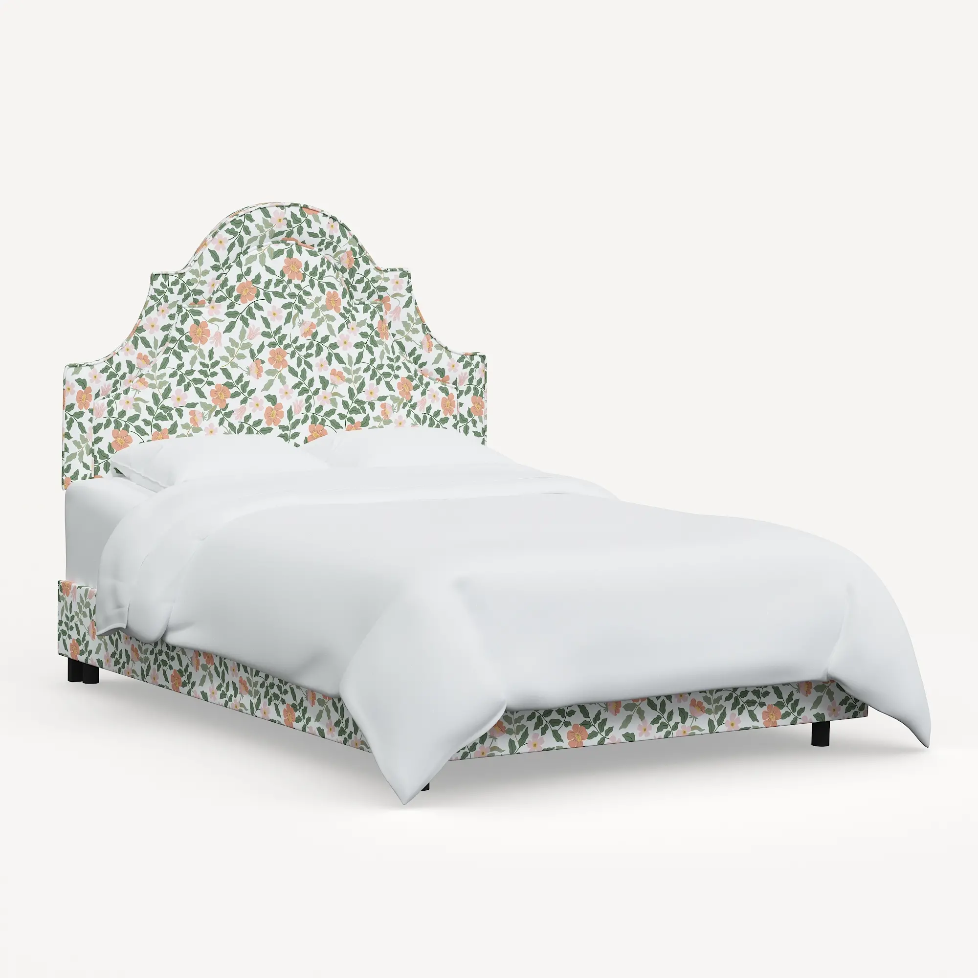 Rifle Paper Co Marion Primrose Blush and Cream Twin Bed