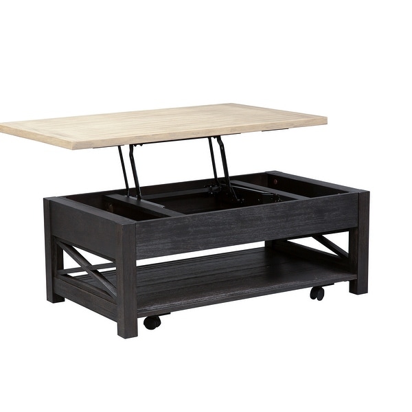 Heatherbrook Charcoal and Ash Opt 3 Piece Set (1-Cocktail 2-End Tables)