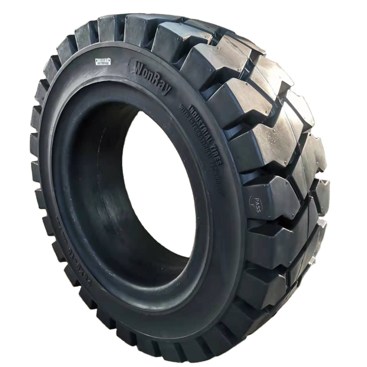 forklift tire manufacturer with solid forklift tires 600 9 650 10  700 12  28*9 15 and other wheels