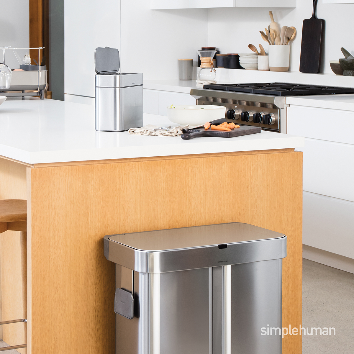 simplehuman Stainless Steel Compost Caddy