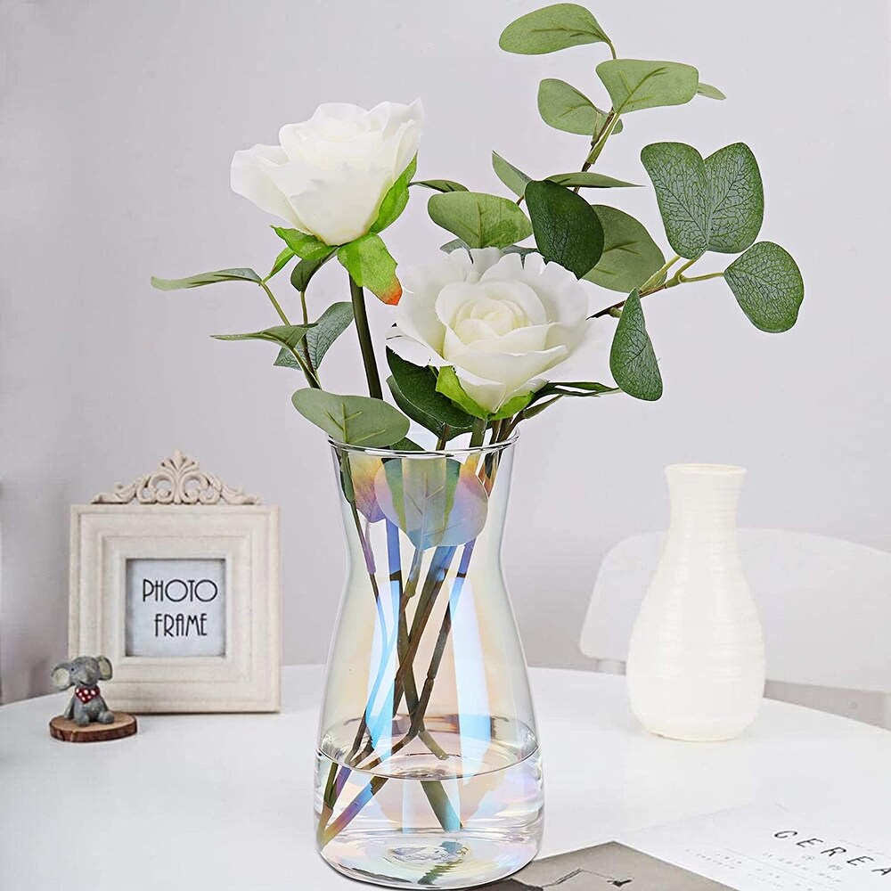 Glass Vase Flowers Centerpiece Glass Table Vase for Wedding