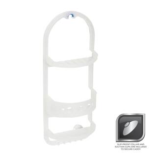 Glacier Bay Over-the-Shower Caddy in Frosted Clear 5890KKHD