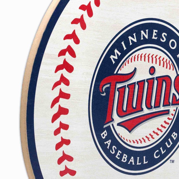 Mlb Minnesota Twins Baseball Wood Sign Panel