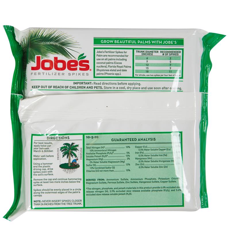 JOBES PALM FERT SPIKES