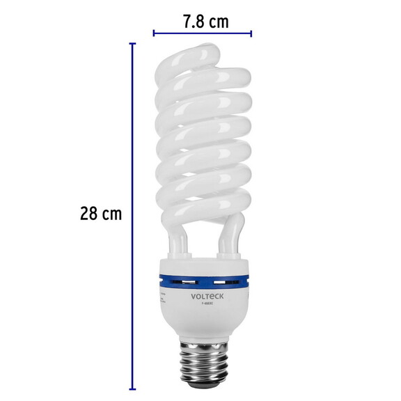 Volteck 48222 Spiral CFL Light Bulbs E39  Mogul Ba...