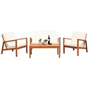 Safavieh Larence Loveseat， Chair， Coffee Table 4-piece Set