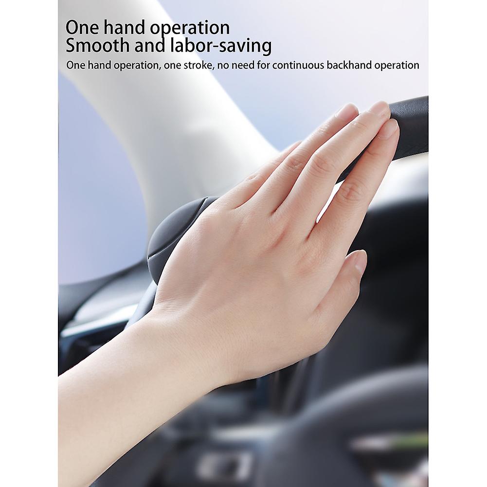 Car Steering Wheel Booster Fine-tuning Steering Driver Assist Booster 360 Degrees Rotation One-handed Operation Non-slip Silicone Booster For Most Car